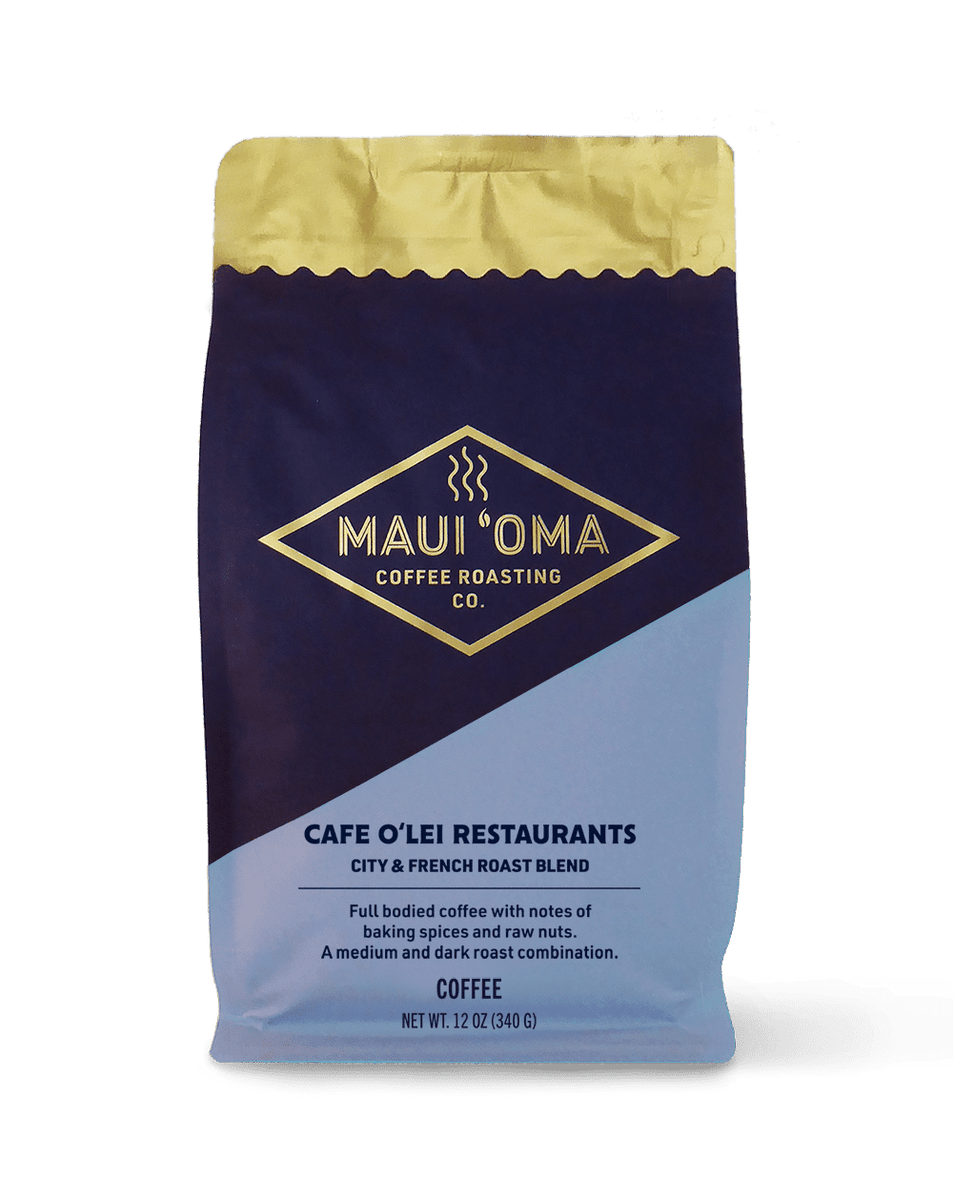 Cafe O'Lei Restaurant Coffee Blend 12oz Whole Bean – Kumu Farms Maui