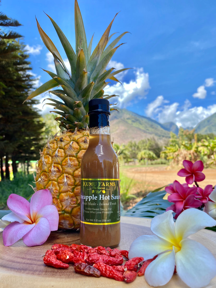 Pineapple Hot Sauce Kumu Farms Kumu Farms Maui