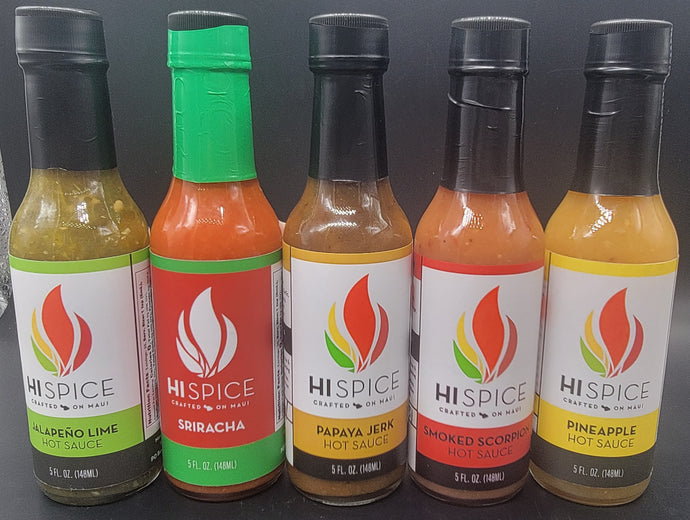 HI Spice Crafted on Maui Hot Sauces