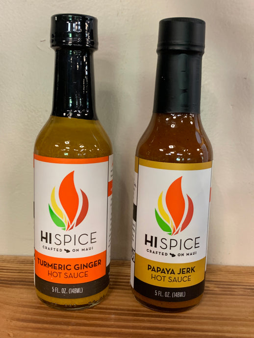 HI Spice Hot Sauces x 2 - Papaya and Ginger