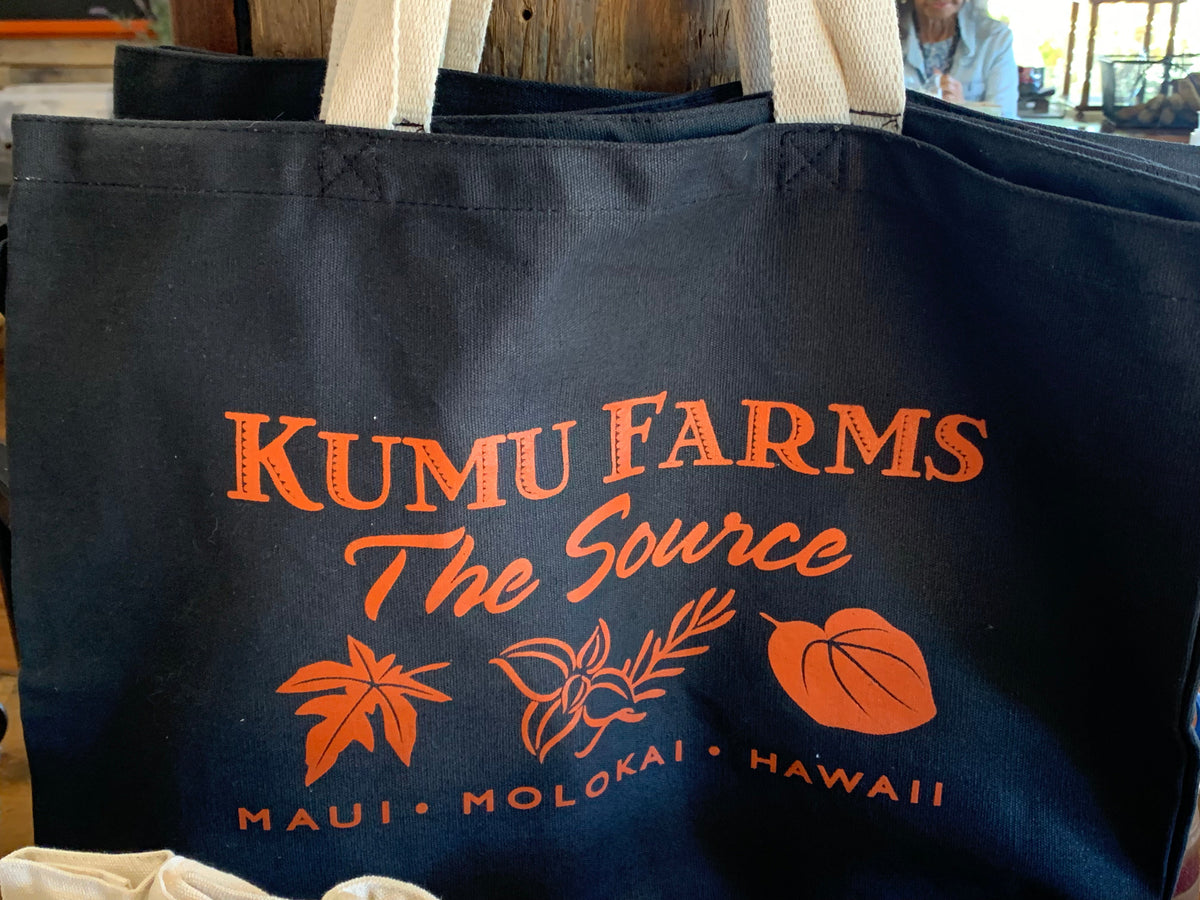 Kumu Farms Logo Canvas Bags Kumu Farms Maui