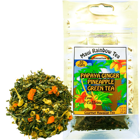 Papaya Ginger Pineapple Green Tea