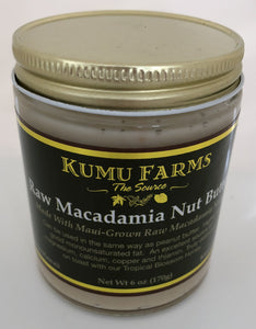 Raw Macadamia Nut Butter - Kumu Farms