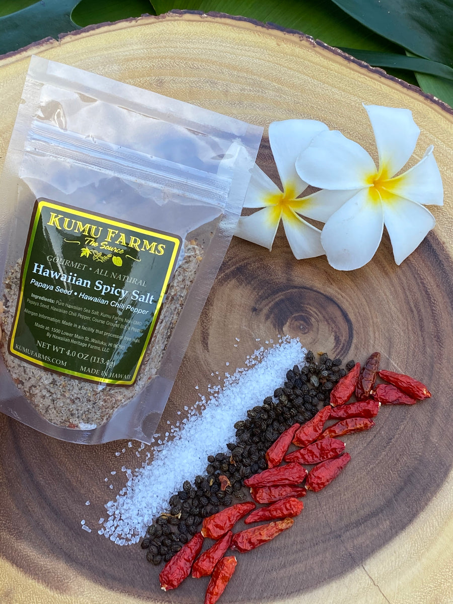 Hawaiian Spicy Salt Kumu Farms Maui