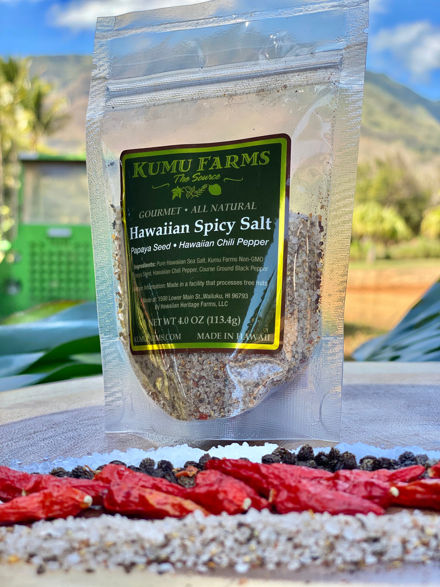 Hawaiian Spicy Salt Kumu Farms Maui