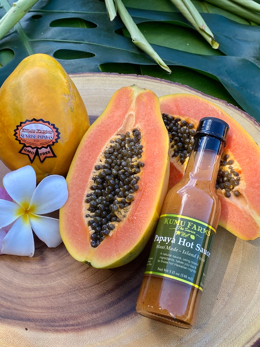 Papaya Hot Sauce - Kumu Farms