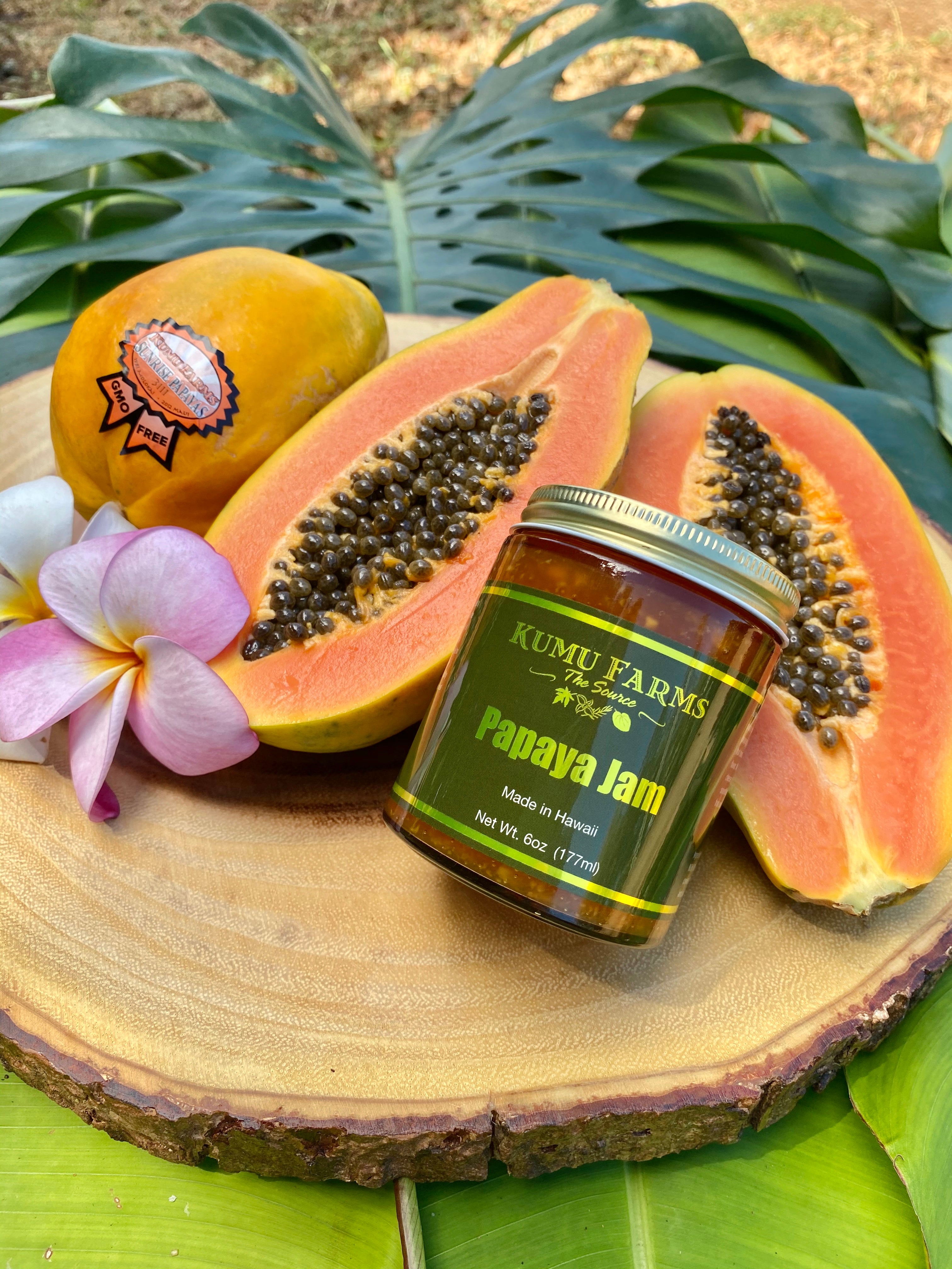 Sunrise Papaya Jam - KFarms – Kumu Farms Maui