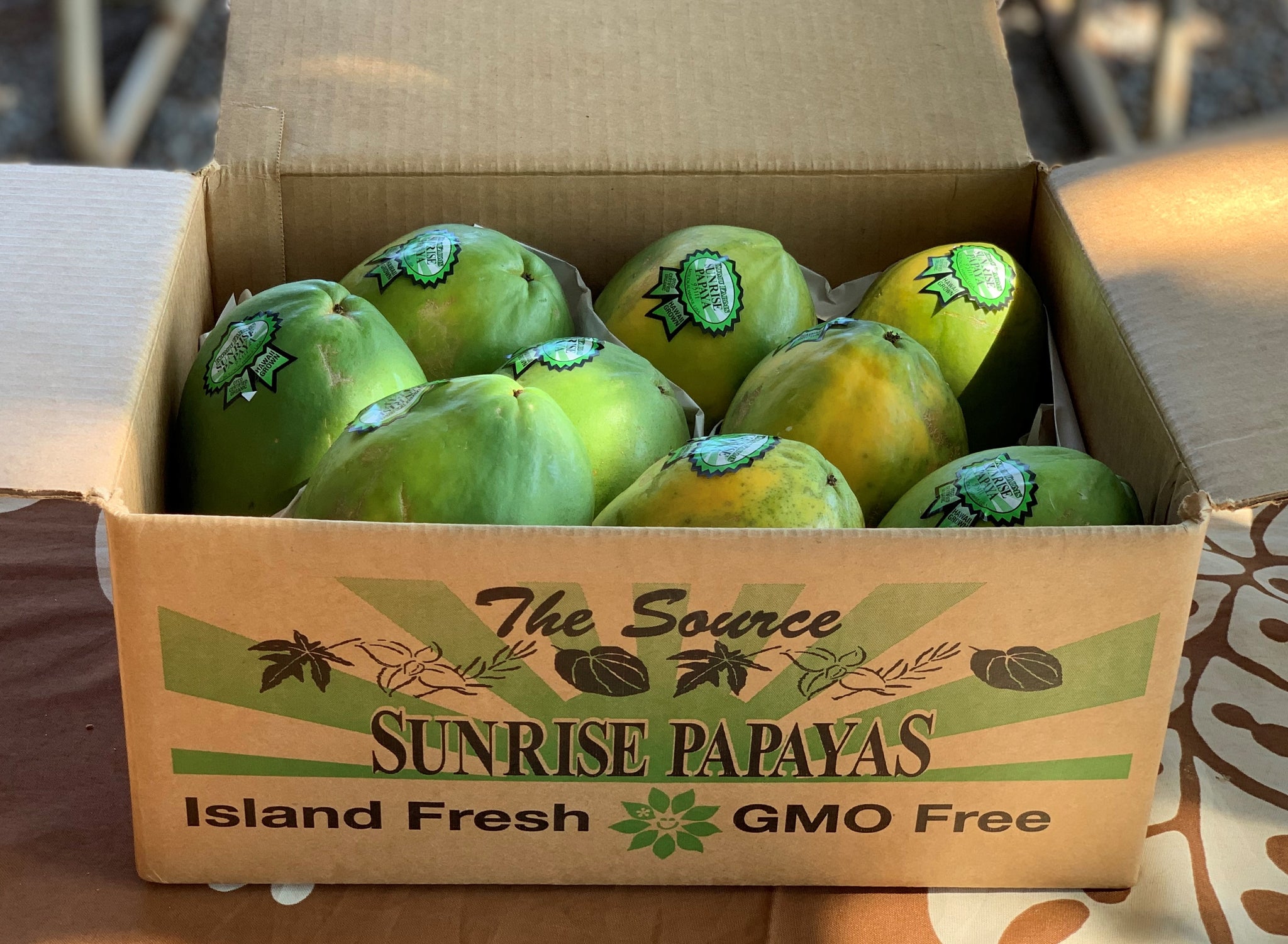 SunRise Papaya Organic & GMO Free Kumu Farms Maui
